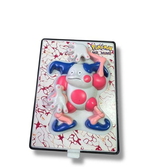 Vintage 2000 Pokémon 3D Cards Burger King Lot Mr. Mime Squirtle Movie 2000 Toys - Picture 2 of 8